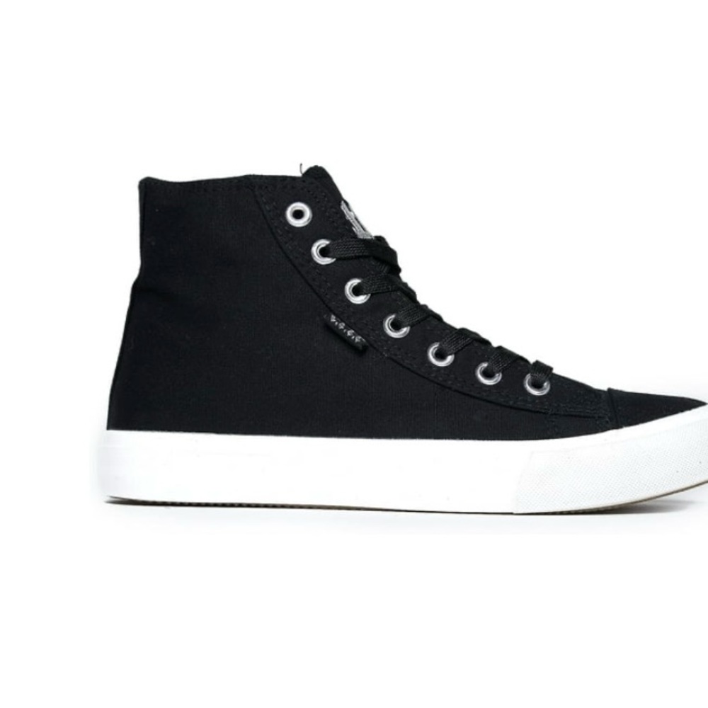 Cute to the Core canvas Hightop sneakers. New with box. Size (7).